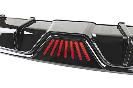 Honda Civic 2022 4 Egzoz Difüzör Ledli