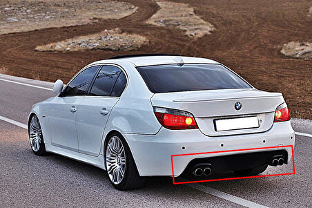 Bmw E60 2003-2009 Çift Çıkış Difüzör