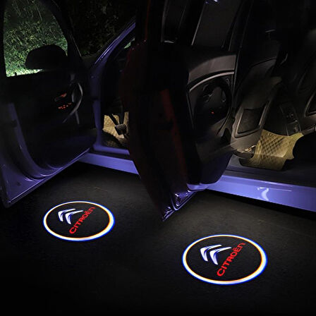 Citroen Kapı Altı Delmeli Hayalet Logo