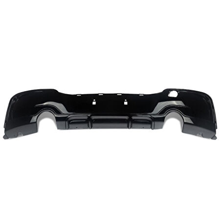 Bmw 1 Serisi F20 2011-2015 MT Tampon İçin Çift Çıkış Difüzör (Tekli Çıkış)