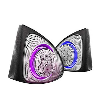 Mercedes W205 2019+ Uyumlu 3D Tweeter Ambiyans 64 Renk