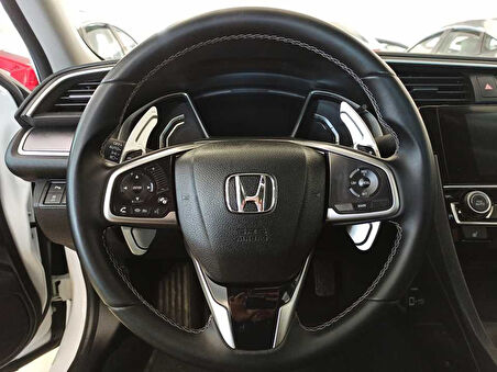 Honda Civic Fc5-FK7 2016-2020 Paddle Shift Silver (F1 Vites Pedal Kulakçığı)