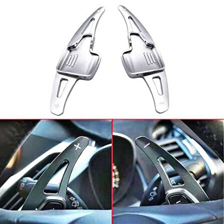 Ford Focus 2015-2019 Paddle Shift Silver (F1 Vites Pedal Kulakçığı)