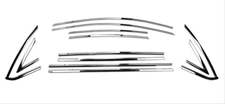 Ford Focus 2012-2018 Sedan Cam Çıta Nikelajı