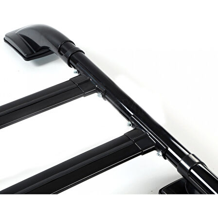 Mercedes X-Class 2017+ Uyumlu  Shark Black Tavan Çıtası