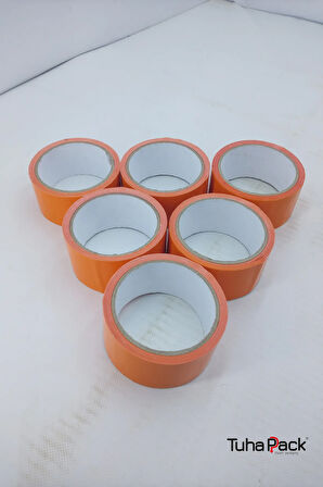 Tamir ve Montaj Bandı 45mm X 30m Turuncu (36 Adet) - Oto Cam Sabitleme ve Çok Amaçlı Güçlü Bant