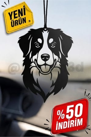 Sevimli Köpek Ayna Süsü, Dikiz Aynası Süsü, Köpek Araba Süsü - Eşe, Dosta, Sevgiliye Araba Hediyesi