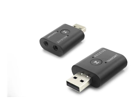Usb Bluetooth Ses Verici + Alıcı Adaptör 2 In 1 - Siyah HD9006