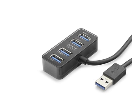 Usb Type-c 3.1 Gen1 Hub 4 Port 5 Gbps Siyah HDX7055