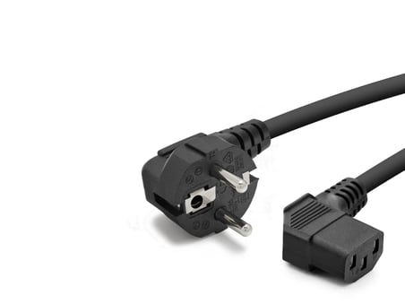 Kasa Güç Kablosu C13 3 Pin 1 Mm 500W L Tip 1.8 M HDX5555