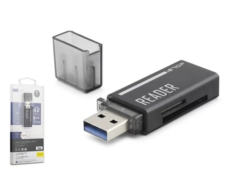 USB Type-C 3.2 Gen1 Kart Okuyucu SD MicroSD 5 Gbps Siyah C306