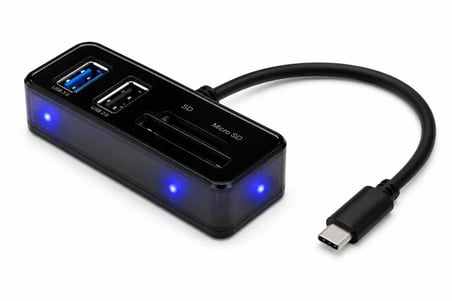 Type-c 3.2 Gen2 Hub Kart Okuyucu 4 Port 10 Gbps TC256