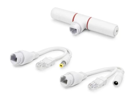 Poe Combiner Mux 2 In 1 Rj45 Veri + Güç Birleştirici Adaptör - Beyaz HDX5550