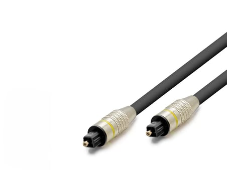 Fiber Optik Ses Kablosu 1.5 m Siyah HDX7804