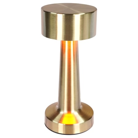 Dokunmatik Dekoratif Masa Lambası 1800 Mah 60 Lümen Gold SLM9066