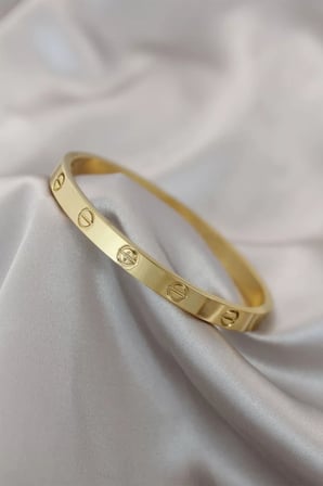 Çelik Gold Renk Bileklik - TJ-BB4117