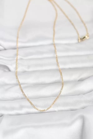 CM 14K Gold Renk 60 cm Zincirli Kadın Kolye - TJ-BKO10949