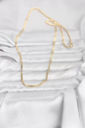 CM 14K Gold Renk 60 cm Zincir Kadın Kolye - TJ-BKO10971