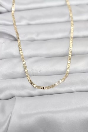 CM 14K Gold Renk Zincir Model 60 cm Kadın Kolye - TJ-BKO10970