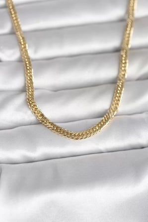 CM 14K Gold Renk Zincir Model 45 cm Kadın Kolye - TJ-BKO11004
