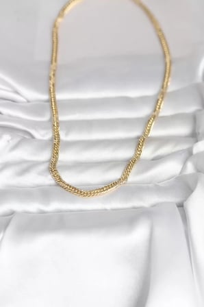 CM 14K Gold Renk Zincir Model 45 cm Kadın Kolye - TJ-BKO11004