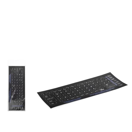 Klavye Stıcker Tuş Takımı Türkçe F Siyah HDX8259