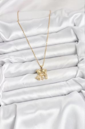 316L Çelik Zincir Gold Renk Erkek Kız Model Kadın Kolye - TJ-BKO10617