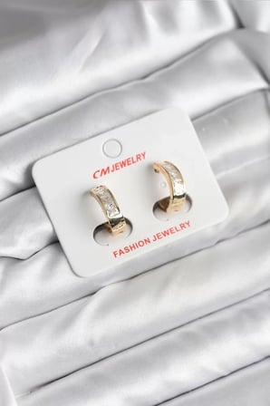14K Gold Renk Kaplama CM Kadın Küpe - TJ-BKP11421