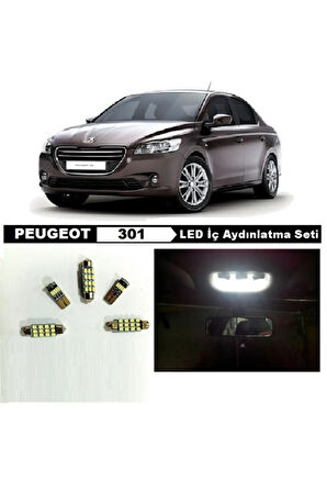 Peugeot 301 Led Iç Aydınlatma Ampul Seti Beyaz