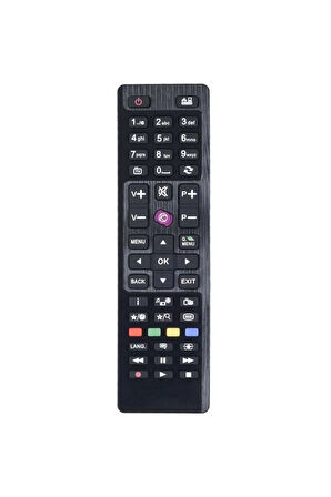 Kisa Mor Tuş Çift Kod Led Tv Televizyon Uzaktan Kumanda TR-202