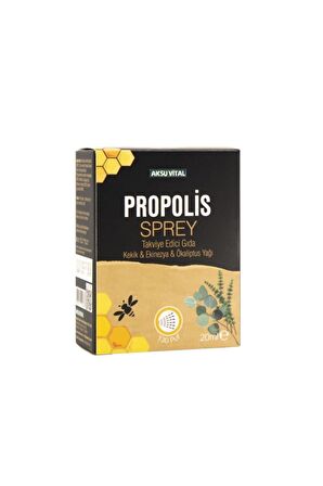 Propolisli Boğaz Spreyi 20 ml Kekik Ekinezya Okaliptus Ilaveli
