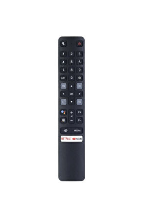 Tcl Netflix Youtube Led Tv Kumanda Ses Komutlu Led Tv Televizyon Uzaktan Kumanda TR-741