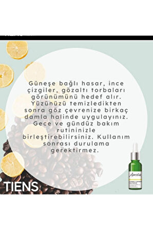 Aprotıe Göz Çevresi Serum ( Vitamin C Kafein %5)