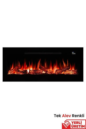 Pagla 130 Cm - Isıtıcılı - Elektrikli Şömine