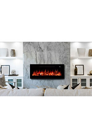 Pagla 130 Cm - Isıtıcılı - Elektrikli Şömine