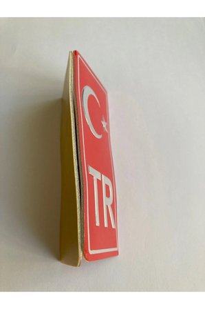 Tr Plaka Stıcker 2'li - Türkiye Plaka Stıcker - Türkiye Plakalık Stickeri Yapışkan Arma Çıkartma