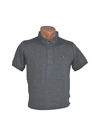 Erkek Polo Yaka Gizli Düğmeli Tişört