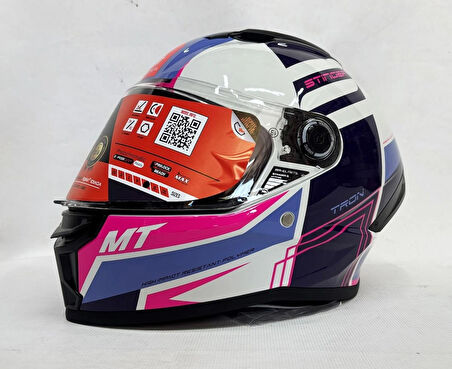 MT Stinger 2 Tron C8 Parlak Renk Şefaf Vizörlü V-28B M
