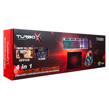 turbox tr1000 4in1 gaming combo set