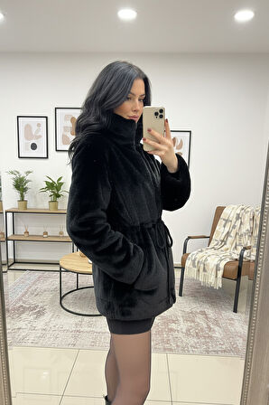 Kadın Peluş Mont Ceket