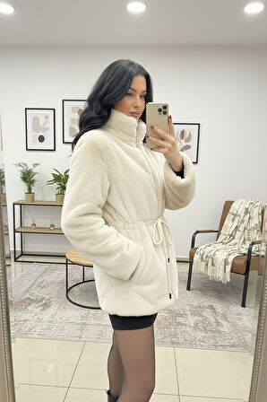 Kadın Peluş Mont Ceket