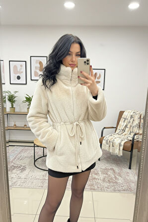 Kadın Peluş Mont Ceket