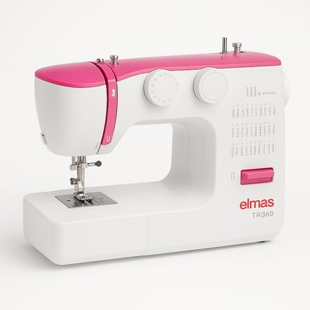 Elmas Tr360 Dikiş Makinesi (Uzatma Tabla Hediyeli) - Pembe