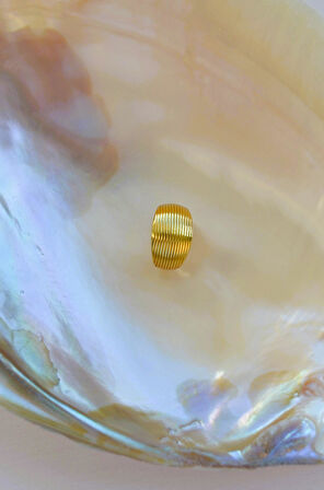 Bohem Bombeli Earcuff – Mat Geçişli Sıkıştırmalı Kıkırdak Küpesi | Rodyum Kaplama Çelik