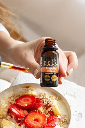 Beeo 2 Adet 20 ml Suda Çözünür Propolis Damla 1 Adet 20 ml Propolis Damla