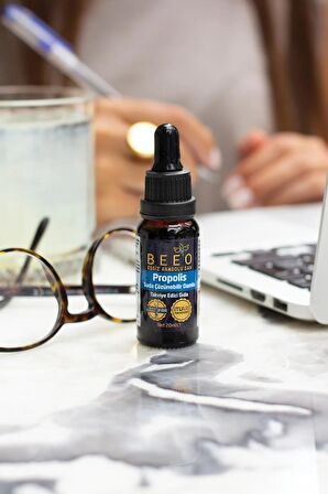 Beeo 2 Adet 20 ml Suda Çözünür Propolis Damla 1 Adet 20 ml Propolis Damla