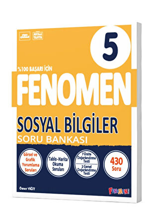 Fenomen Okul 5. Sınıf Sosyal Bilgiler Soru Bankası / 9786258450606 (2023 BASKI)