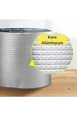 Alüminyum Güçlü Tamir Bandı 72 mm x 2 Metre Su Geçirmez Isıya Dayanıklı Güçlü Yapışkanlı Onarı Bandı