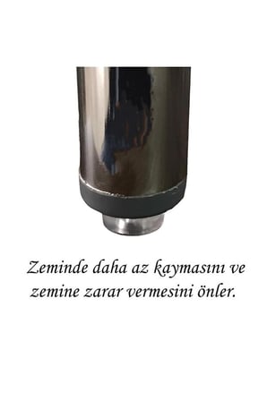 50 Adet Şeffaf ÇiviliAyak Koruyucu Sandalye Masa Koltuk Ayağı Parke Zemin Koruma ve Gürültü Azaltıcı
