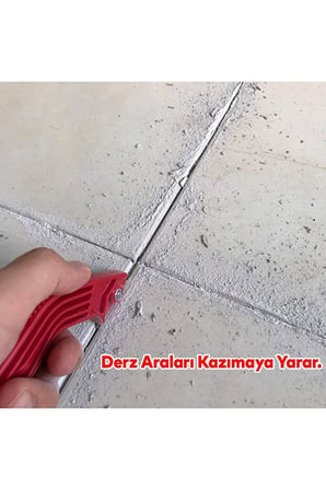 Duvar Dolgu Tamir Macunu 1 Kg + Derz Kazıyıcı Seti | Çatlak Delik Onarım Macunu  İç ve Dış Mekan